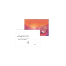 【周边】日暮倚修竹 包装&赠品 《我们》印签明信片 明信片