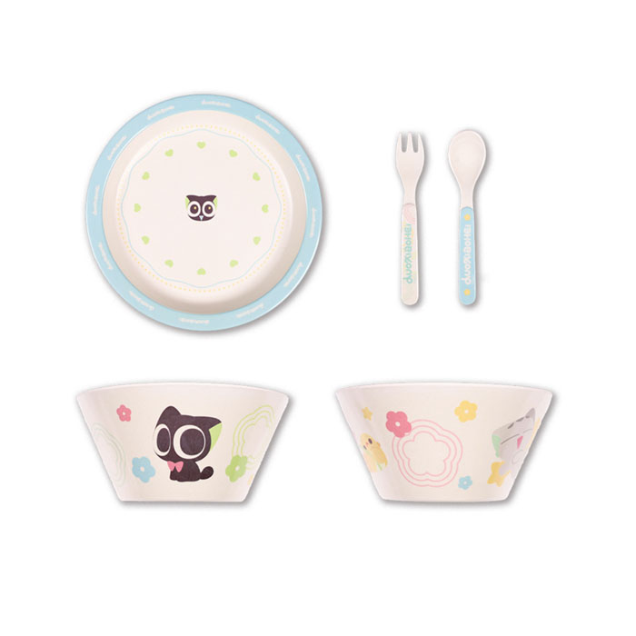 【周边】罗小黑 · 浪漫花花系列：餐具套装 餐具