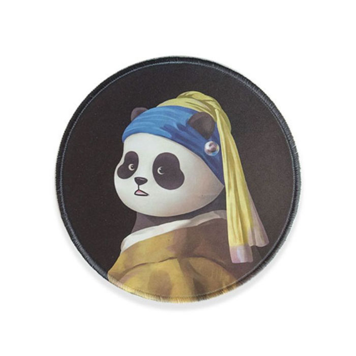 【周边】滚阿滚 · 名画系列：鼠标垫 戴珍珠耳环的滚滚款 鼠标垫