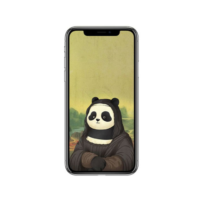 【周边】滚阿滚 · 名画系列：手机壁纸 蒙娜滚滚的微笑 手机壁纸