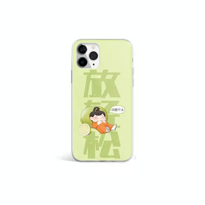 【周边】胖脸吉祥 · 情绪系列：手机壳 放轻松 手机壳