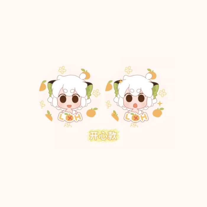 【周边】罗小黑战记 × Happy zoo 合作款：小黑表情光栅徽章 开心款 徽章