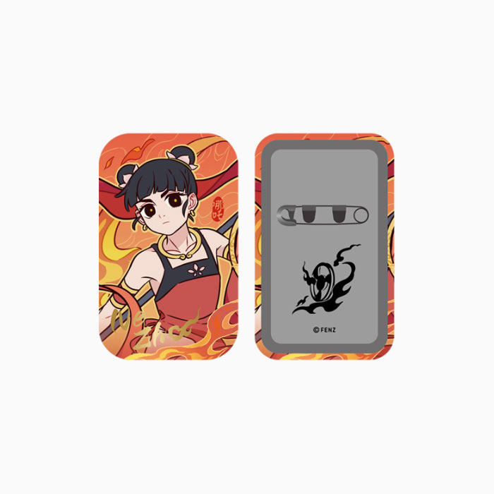 【周边】非人哉 · 神仙守护系列：马口铁徽章 哪吒 徽章