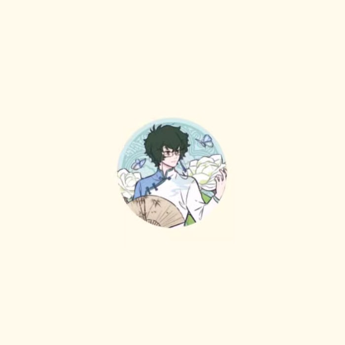 【周边】非人哉 · 白泽特刊系列 vol.9 苏 套装A：马口铁徽章 01 徽章