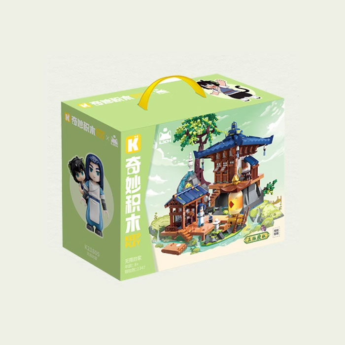 【周边】罗小黑×奇妙积木Keeppley 合作款：拼装积木 无限的家 积木