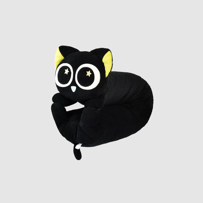 【周边】罗小黑 · 黑绿配色经典系列 长条猫猫颈枕 颈枕