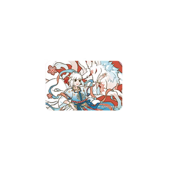 【周边】非人哉 × 敦煌画院 瑞兽呈祥系列：马口铁徽章盲盒（长方形款） 九月 徽章