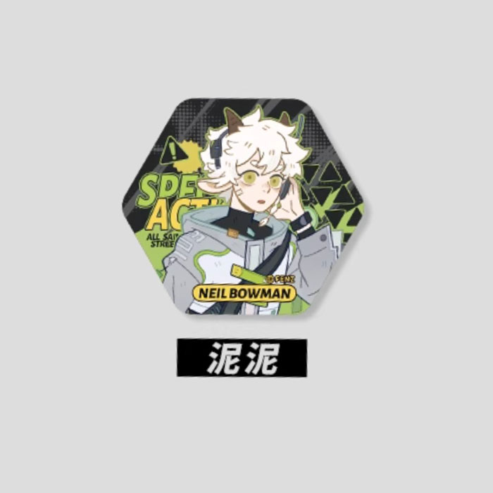 【周边】万圣街 · 特别行动系列：马口铁徽章盲盒 泥泥 徽章