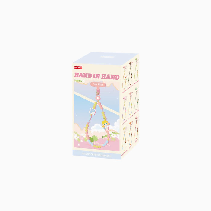 【周边】泡泡玛特 · 小手拉小手 Hand In Hand 系列：手机挂链盲盒 包装&赠品 单款 包装