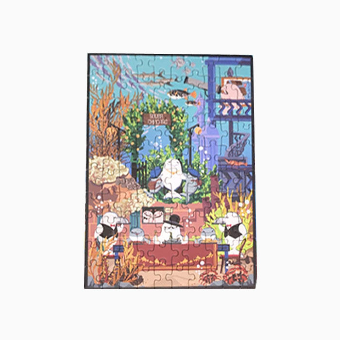 【周边】博物文创 · 萌之屋系列：拼图 中华白海豚 拼图