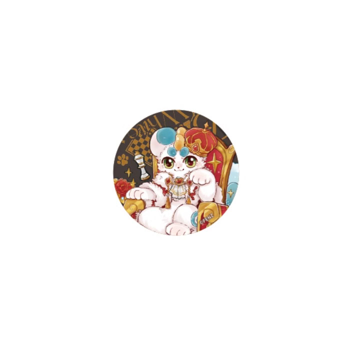 【周边】有兽焉 · 黑白对弈系列：马口铁徽章盲盒 皮皮 徽章