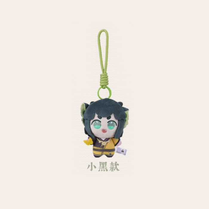 【周边】罗小黑战记 × 名创优品 轩影摇香系列：棉娃毛绒挂件 小黑款 挂件