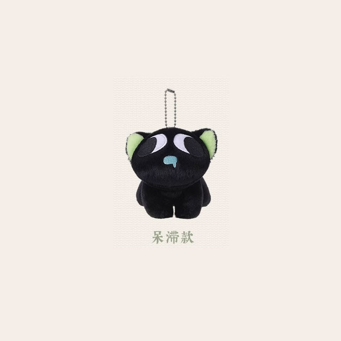 【周边】罗小黑战记 × 名创优品 罗小黑战记2大电影：毛绒挂件 呆滞款 挂件