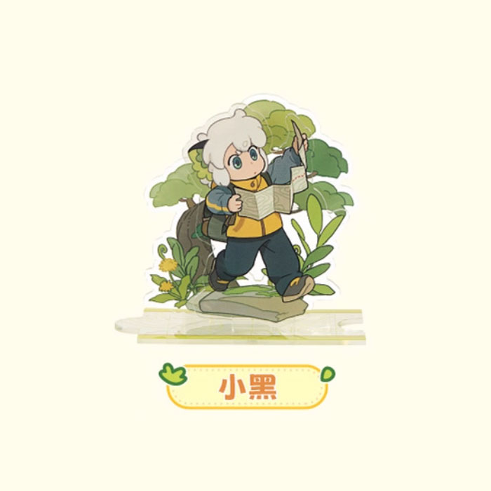 【周边】罗小黑 森林徒步系列：人形立牌 小黑 立牌