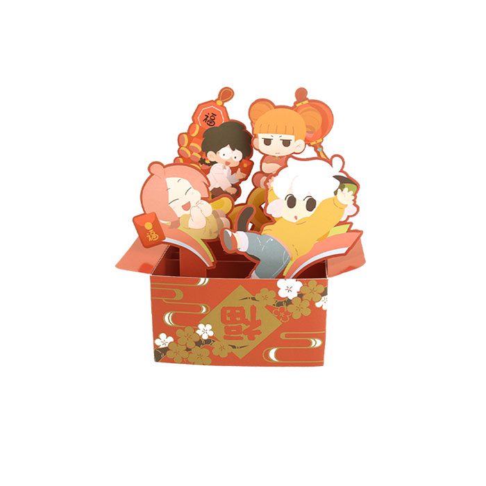 【周边】罗小黑战记 · 2022年系列：立体贺卡 小朋友组 贺卡