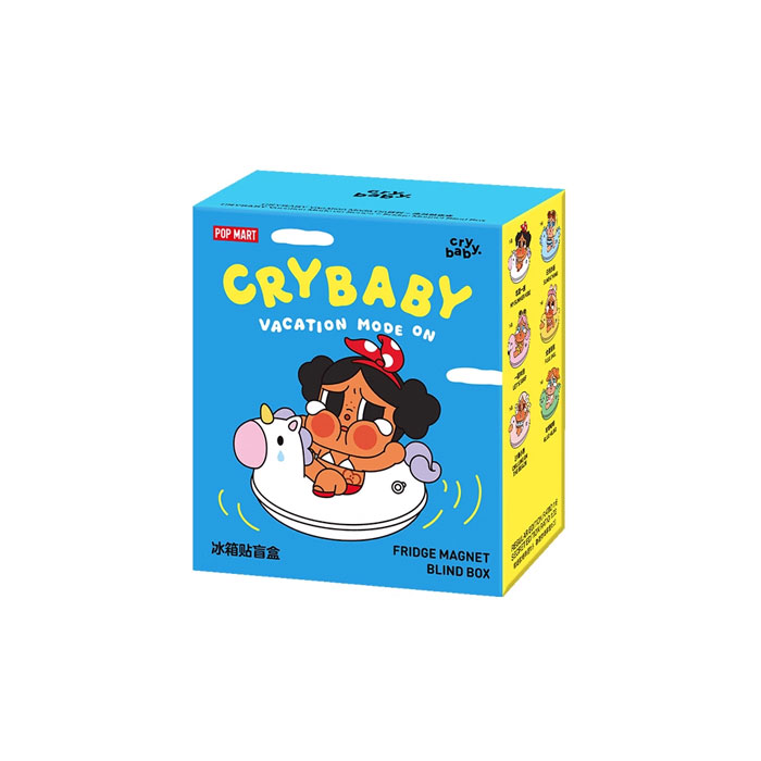 【周边】CRYBABY · Vacation Mode On系列：冰箱贴盲盒 包装&赠品 单款 包装