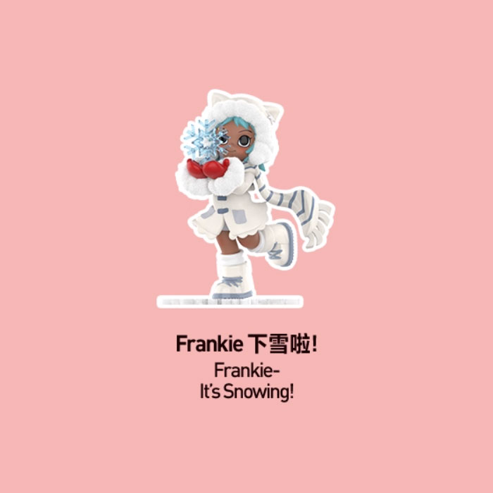 【周边】Lil Peach Riot 小小叛桃 假日组曲系列：手办 Frankie 下雪啦！ 手办