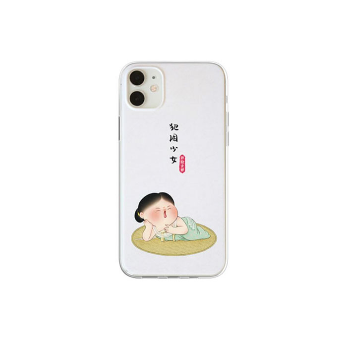【周边】胖脸吉祥：液态软壳 01 犯困少女 手机壳（软壳）