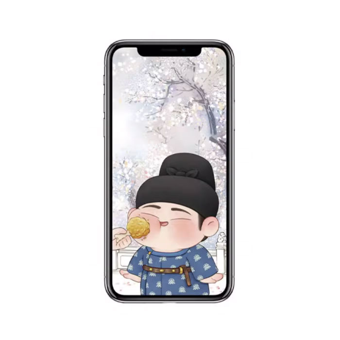 【周边】胖脸吉祥 · 一口定情系列：手机壁纸 盐系少年款 手机壁纸