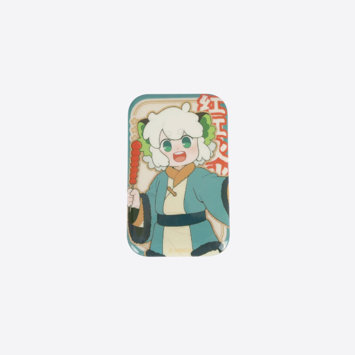 【周边】罗小黑 · 春朝焕新系列：方形徽章 小黑款 徽章