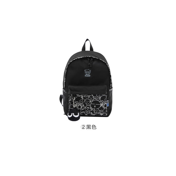【周边】罗小黑战记 × 森马 联名款：双肩包 黑色印花款 双肩包