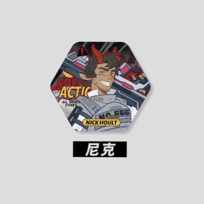 【周边】万圣街 · 特别行动系列：马口铁徽章盲盒 尼克 徽章