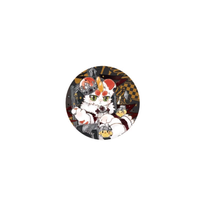 【周边】有兽焉 · 黑白对弈系列：伪拍立得盲盒 哥哥 徽章