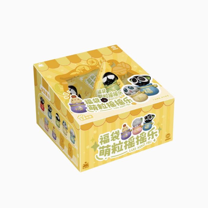 【周边】罗小黑 · 福袋萌粒摇摇乐 包装&赠品 整盒 包装