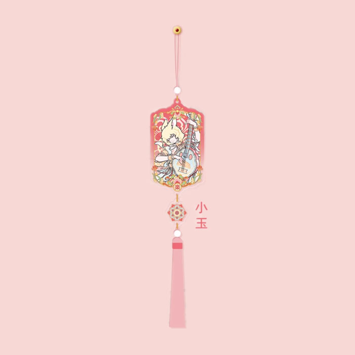 【周边】非人哉 × 敦煌画院 伎乐飞天系列：亚克力挂件盲盒 小玉 挂件