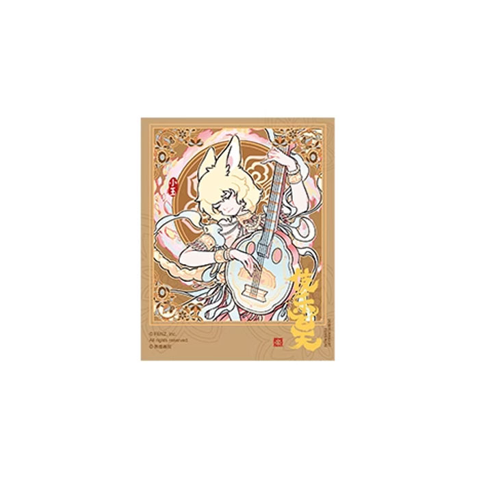 【周边】非人哉 × 敦煌画院 伎乐飞天系列：伪拍立得盲盒 小玉 卡片