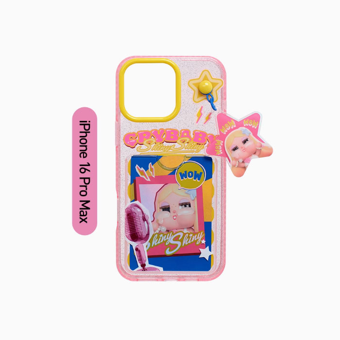 【周边】CRYBABY · SHINY SHINY系列：手机壳 手机壳（iPhone 16 Pro Max）