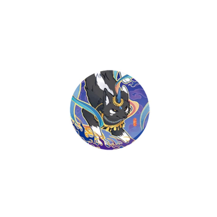 【周边】有兽焉 · 华彩流光系列：马口铁徽章盲盒 谛听 徽章