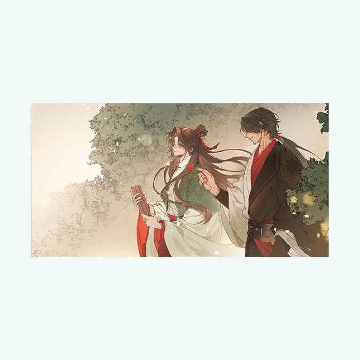 【周边】霜风乱 01 包装&赠品 拉页海报 海报