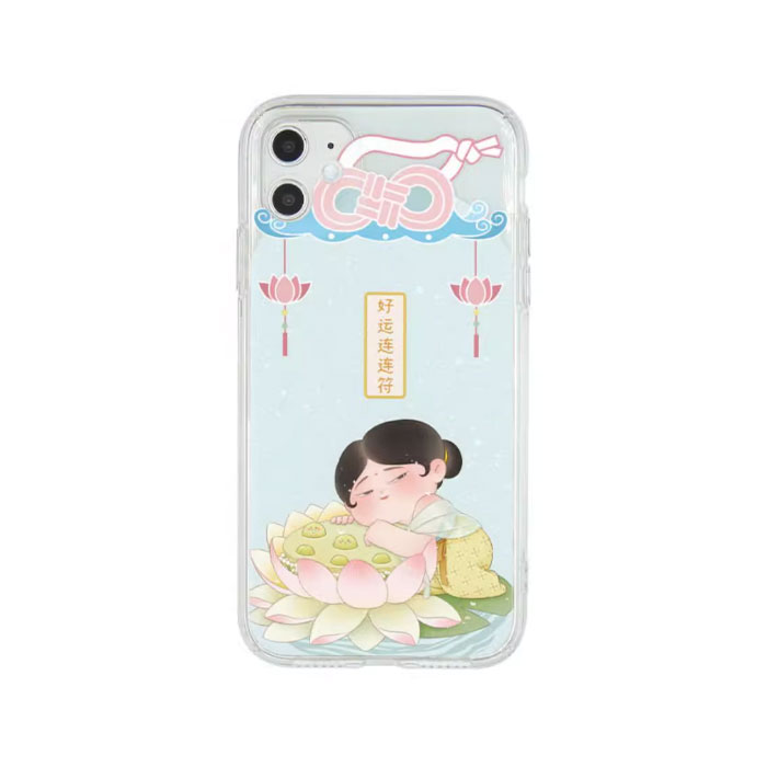 【周边】胖脸吉祥 · 御守系列：液态软壳 好运连连符 手机壳（软壳）