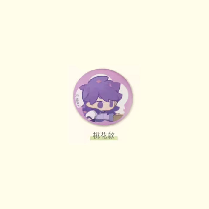 【周边】罗小黑 · 迷你节气徽章 春夏系列 桃花款 徽章