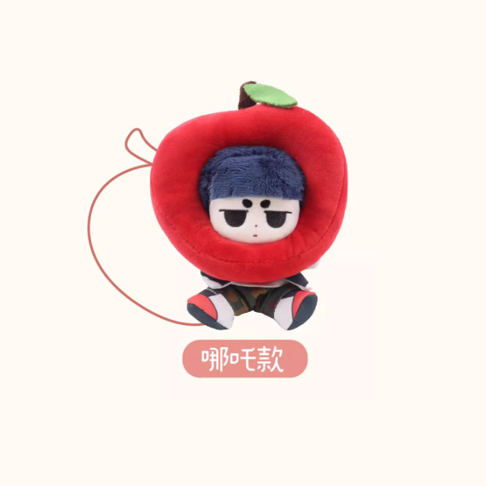 【周边】罗小黑 · 水果人形玩偶毛绒盲盒 会馆组 哪吒款 毛绒公仔