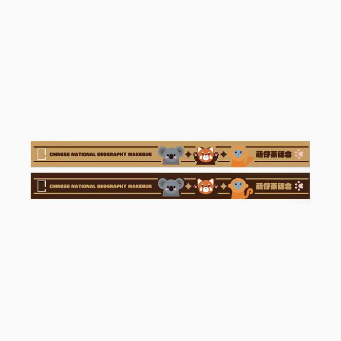 【周边】中国国家地理 × 梦巴格 萌仔茶话会系列：挂绳 款三 挂绳