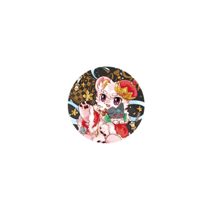 【周边】有兽焉 · 黑白对弈系列：伪拍立得盲盒 荔枝 徽章
