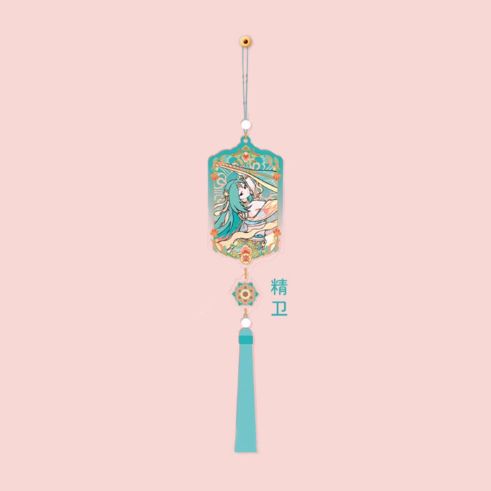 【周边】非人哉 × 敦煌画院 伎乐飞天系列：亚克力挂件盲盒 精卫 挂件