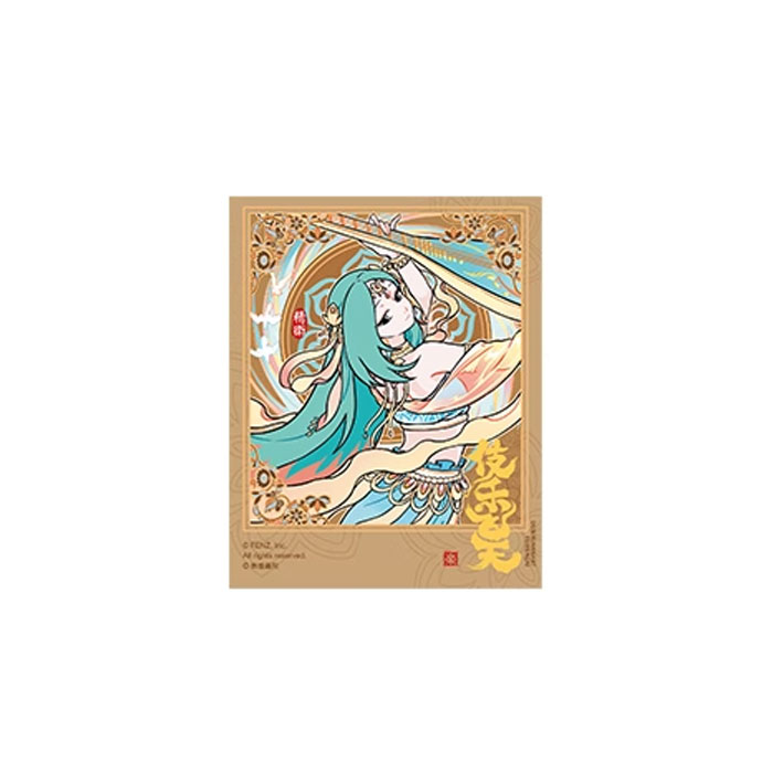 【周边】非人哉 × 敦煌画院 伎乐飞天系列：伪拍立得盲盒 精卫 卡片