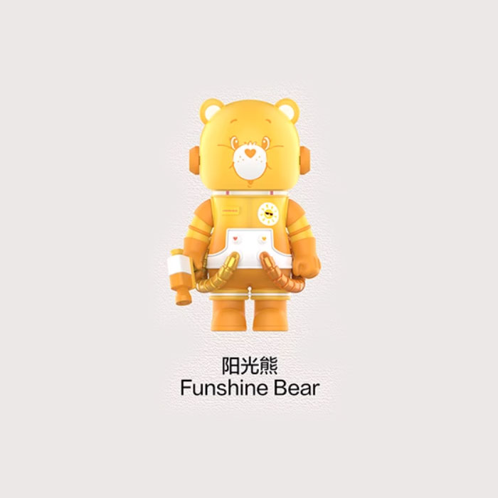 【周边】MEGA SPACE MOLLY系列：100% 周年系列4 阳光熊 Funshine Bear 手办（常规款）