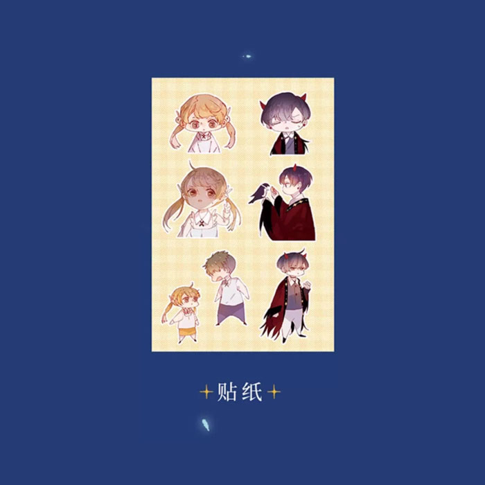 【周边】花与隐匿之乌 包装&赠品 贴纸