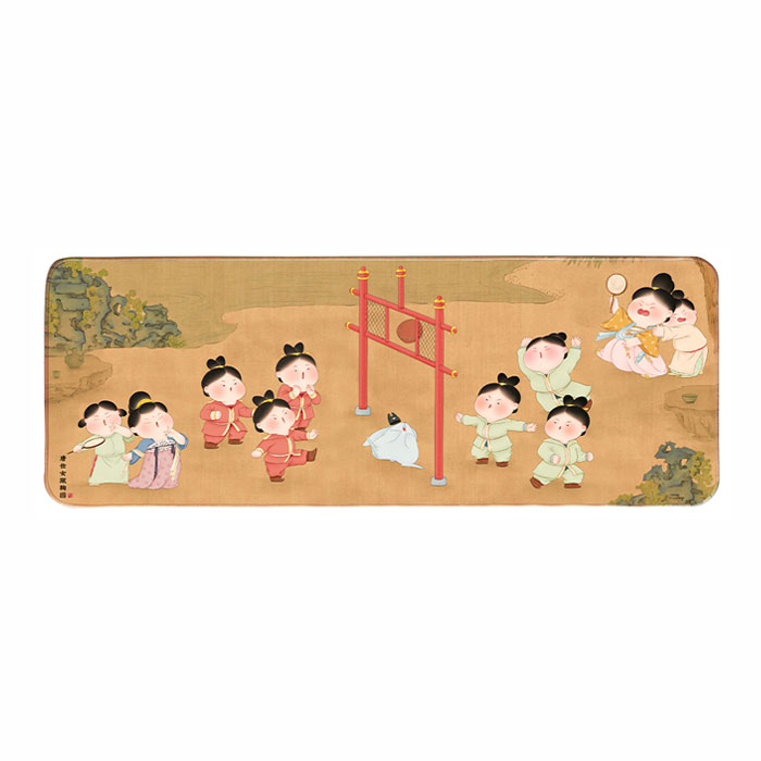 【周边】胖脸吉祥：鼠标垫 · 300mm款 唐仕女蹴鞠图 鼠标垫（300mm款）