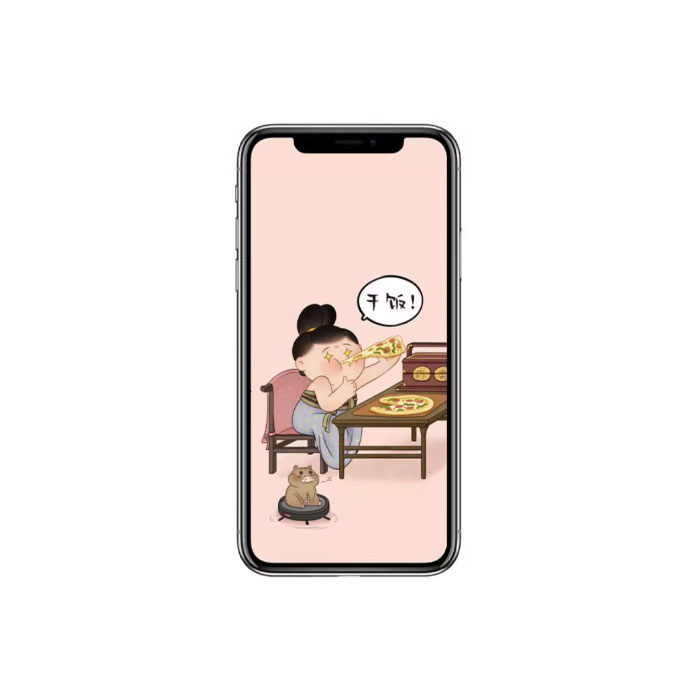 【周边】胖脸吉祥：手机壁纸 干饭人 手机壁纸