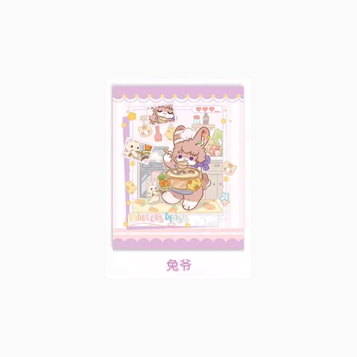 【周边】有兽焉 · 神兽餐厅系列：伪拍立得盲盒 兔爷 卡片