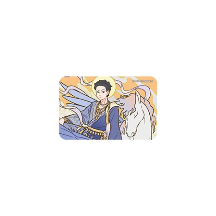 【周边】非人哉 × 敦煌画院 瑞兽呈祥系列：马口铁徽章盲盒（长方形款） 大士 徽章