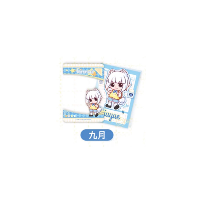 【周边】非人哉 · 幼稚园系列：透卡盲盒 九月 卡片