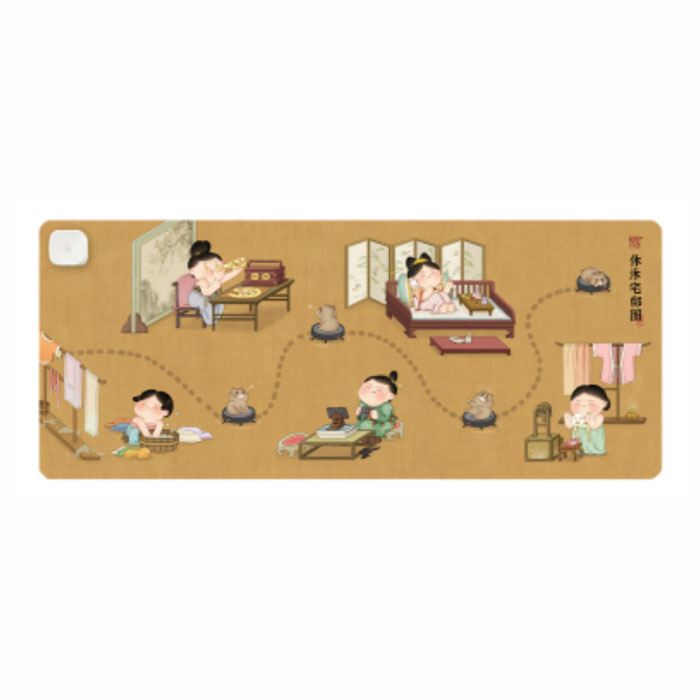 【周边】胖脸吉祥：加热鼠标垫 休沐宅邸图 鼠标垫