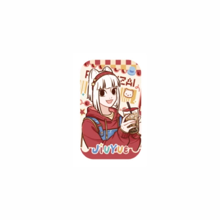 【周边】非人哉 半糖微甜系列：马口铁徽章盲盒 九月 徽章
