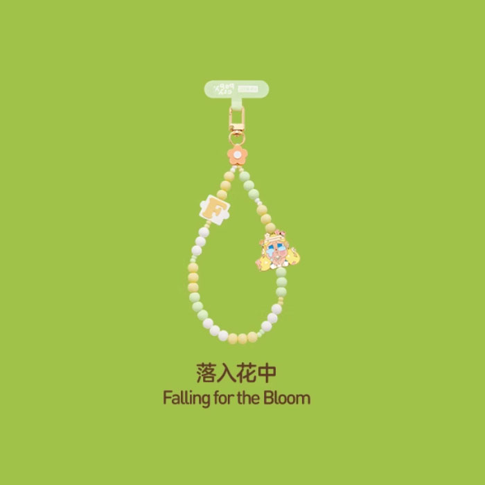 【周边】泡泡玛特 · 小手拉小手 Hand In Hand 系列：手机挂链盲盒 落入花中 Falling for the Bloom 挂链